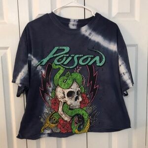 Poison Graphic Tie-Dye Women's Top